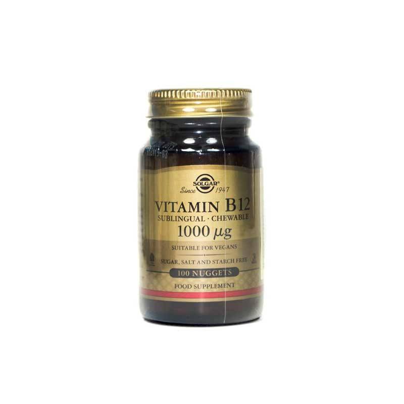 Solgar Vitamina B12 1000mg 100 Comprimidos Masticables