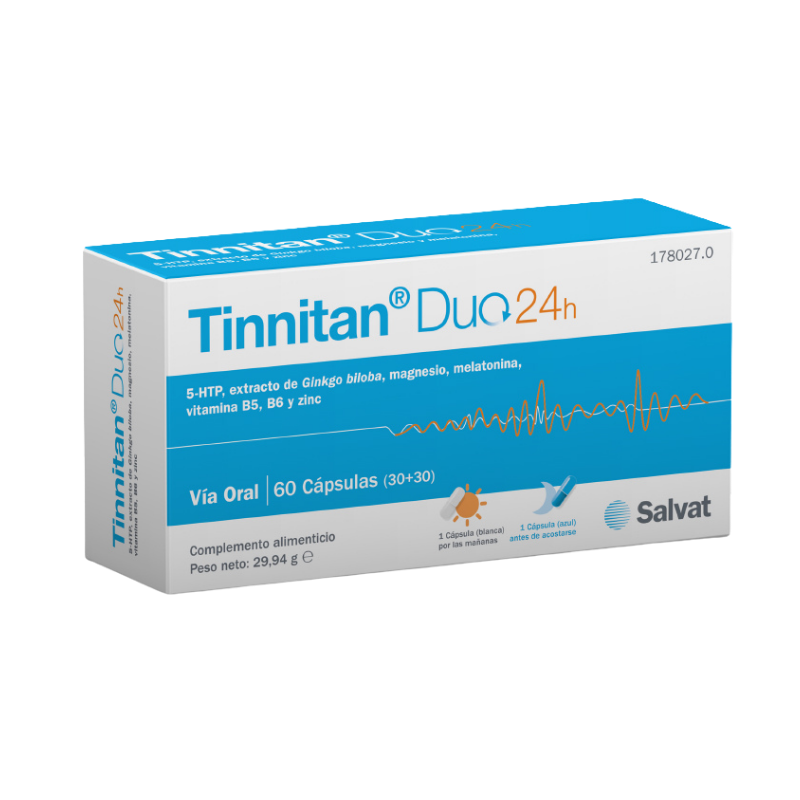 Reductor evitar dinero Comprar Tinnitan Duo 24 h 60 Cápsulas al mejor precio | Pharmacius